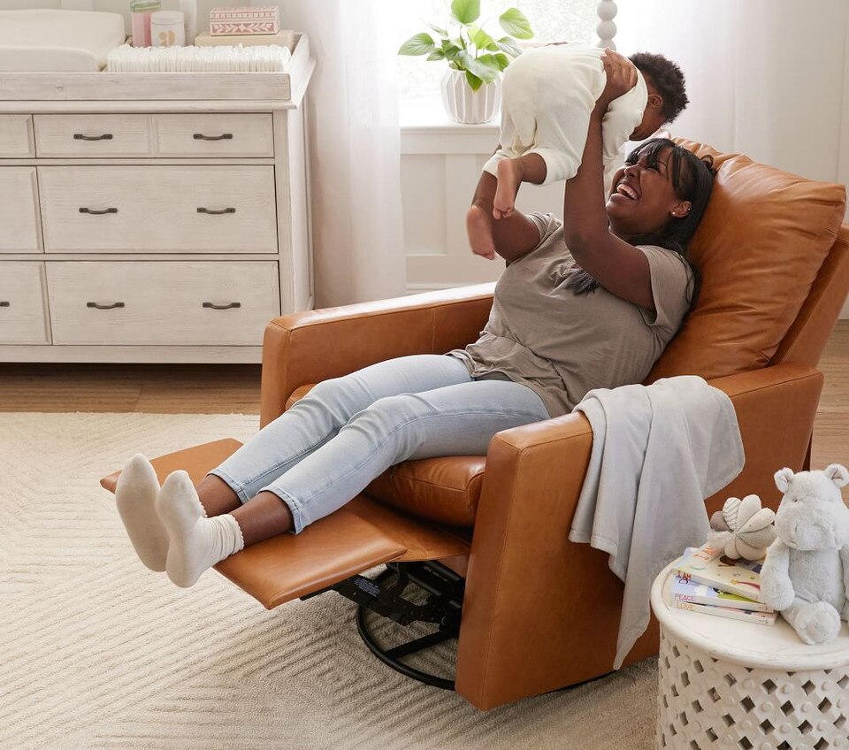 Paxton Swivel Glider & Recliner Pottery Barn Kids Australia